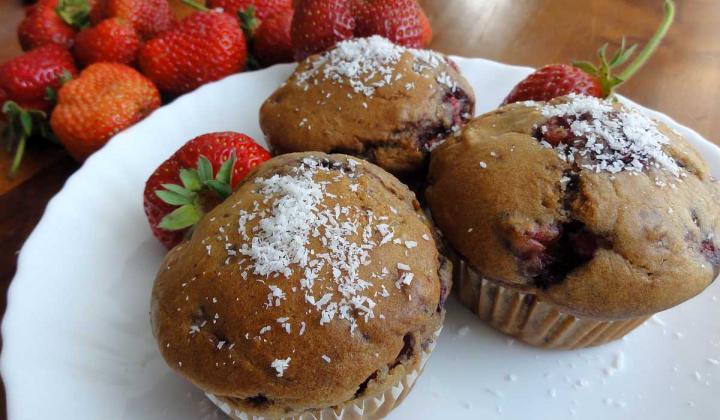 Jak upéct muffiny z jahod a černého pepře | jednoduché muffiny recept